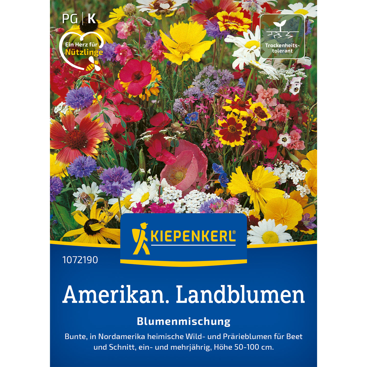 Kategorie <b>Zwiebel- und Knollenstauden </b> - Amerikanische Landblumenmischung Lieferform: Portionssaatgut -