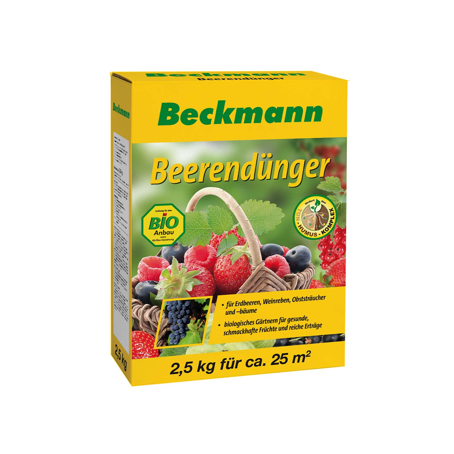 Beckmann Beerendünger - 2,5 kg Lieferform: Pappkarton