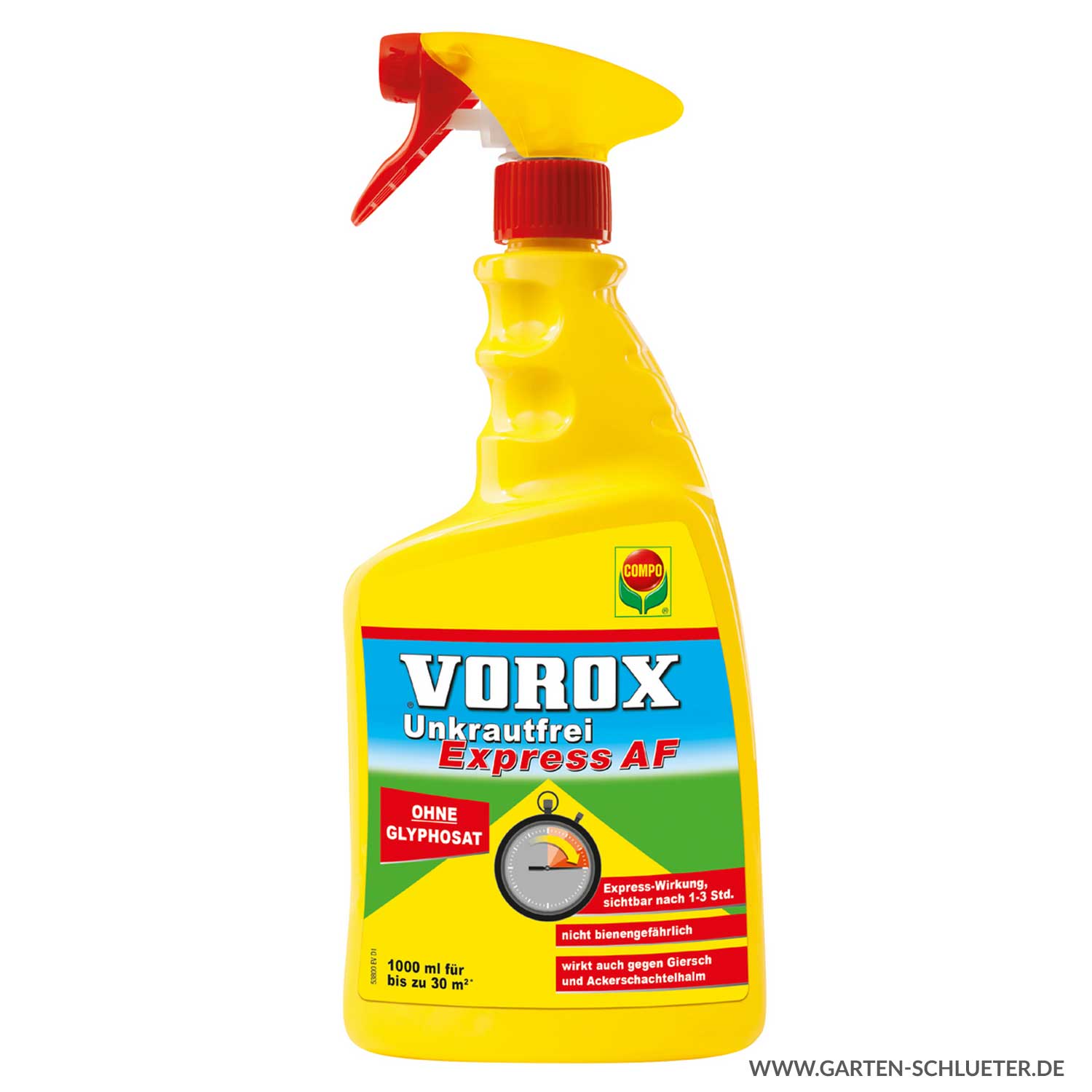 VOROX® Unkrautfrei Express AF - 1000 ml Lieferform: Kunststoffflasche mit Sprühfunktion