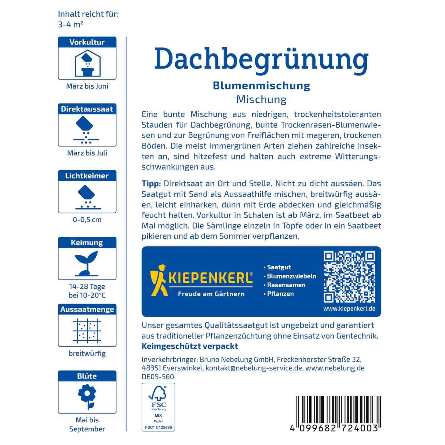Dachbegrünung 'Mischung'