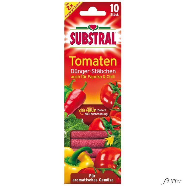 Substral® Dünge-Stäbchen für Tomaten - 10 Stück Lieferform: Pappkarton