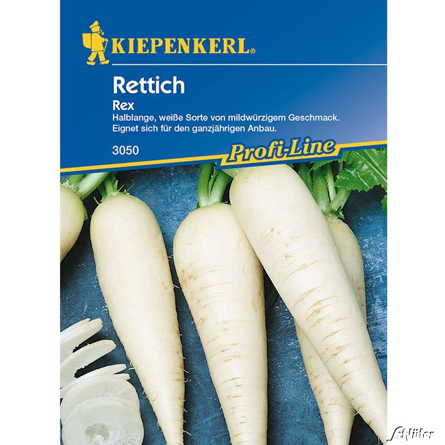 Rettich 'Rex' Portionssaatgut Lieferform: Portionssaatgut
