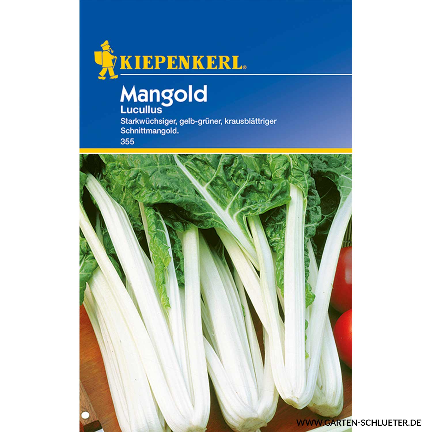 Mangold 'Lucullus' Lieferform: Portionssaatgut