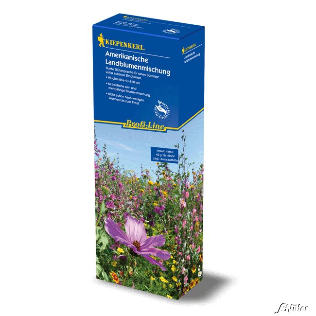 Amerikanische Landblumenmischung - 50 m² Lieferform: Portionssaatgut