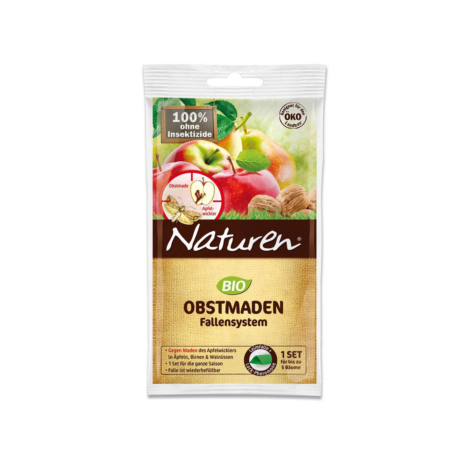 SUBSTRAL Celaflor Naturen® - Obstmaden-Falle Lieferform: Pappkarton