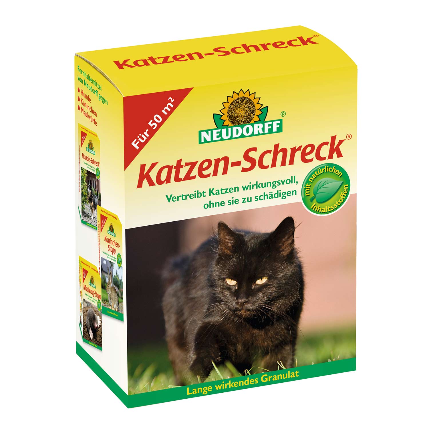 Kategorie <b>Produkt nicht gewünscht </b> - Neudorff 'Katzen-Schreck®' - 200 g Lieferform: Pappkarton - wirksames Duft-Granulat