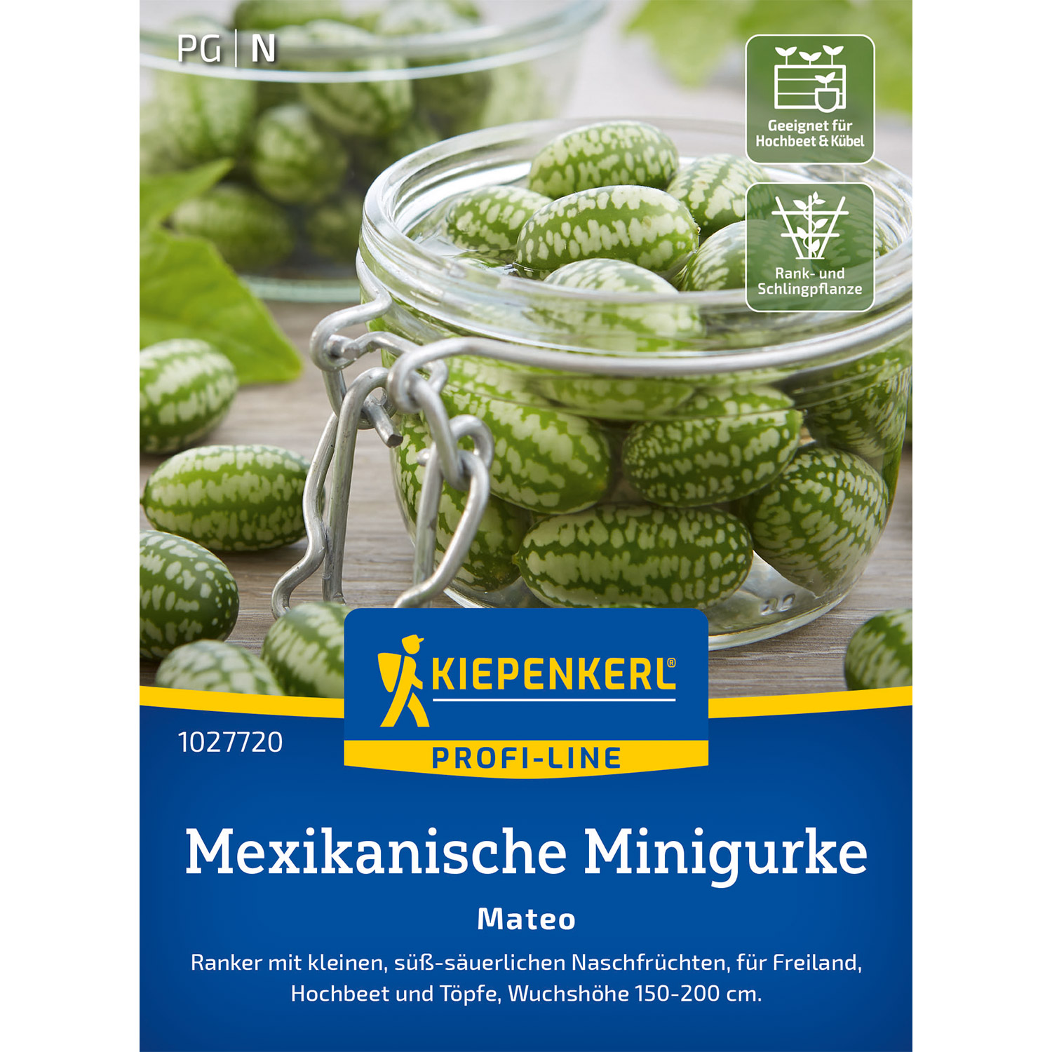 Mexikanische Minigurke 'Mateo' Lieferform: Portionssaatgut