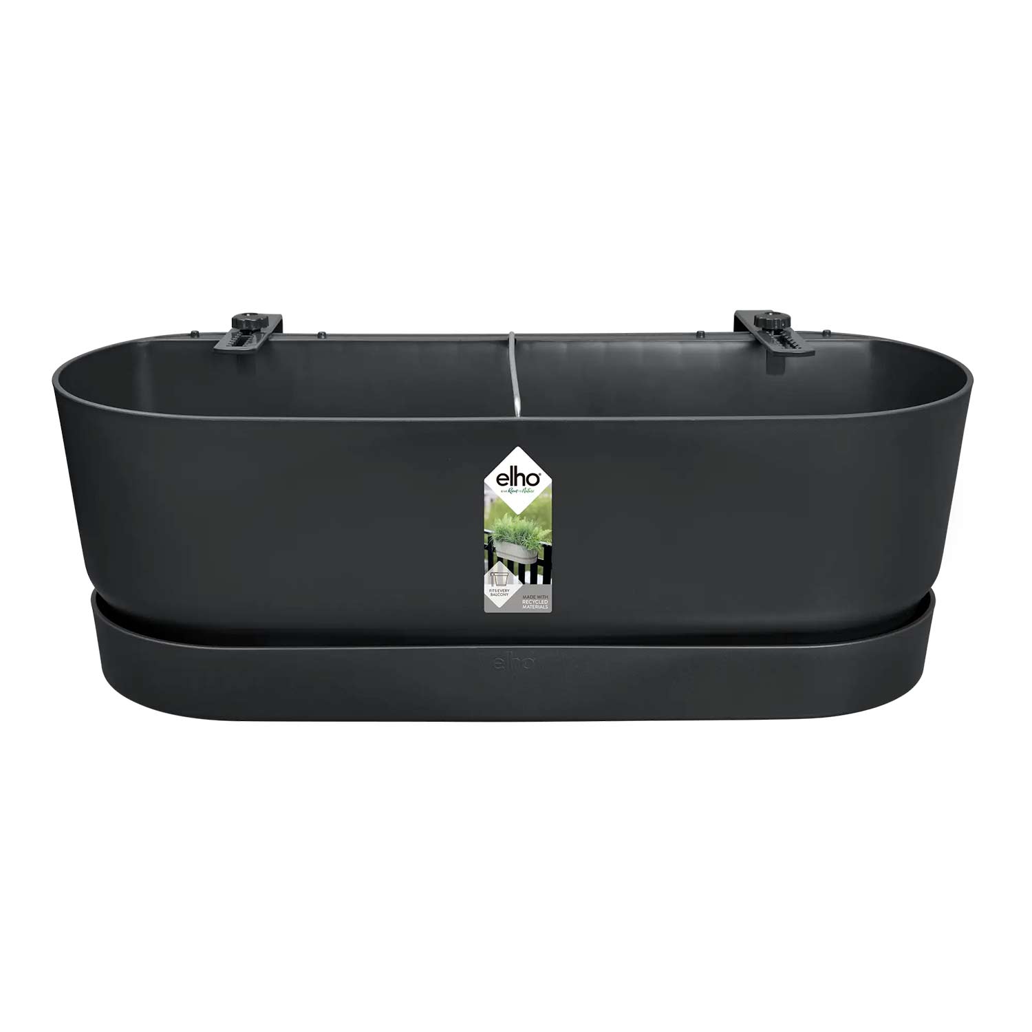 Balkonkasten 'Greenville Easy Balcony' 52 cm, schwarz