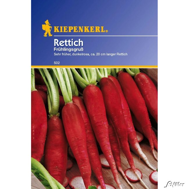 Rettich 'Ostergruß 2/ Frühlingsgruß' Lieferform: Portionssaatgut