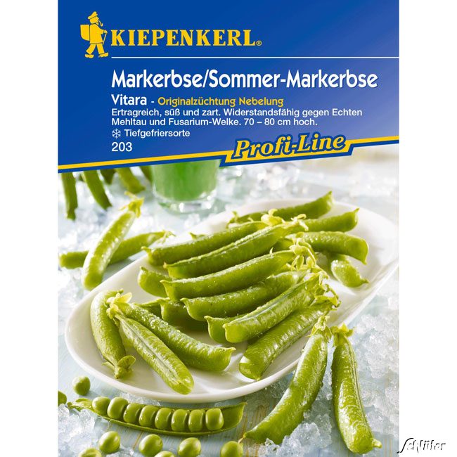 Kategorie <b>Gemüse-Samen </b> - Markerbse 'Vitara' Lieferform: Portionssaatgut - Pisum sativum 'Vitara'