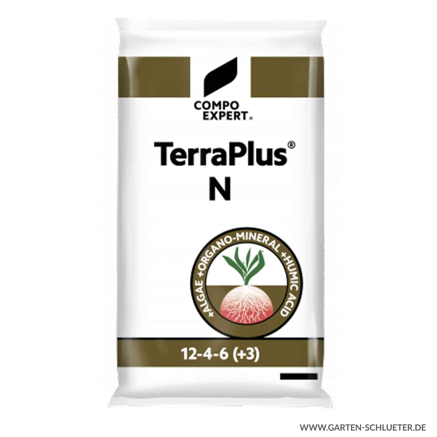 Stickstoffdünger - COMPO EXPERT® TerraPlus® N 12-4-6 (+3) - 25 kg Lieferform: Kunststoffbeutel