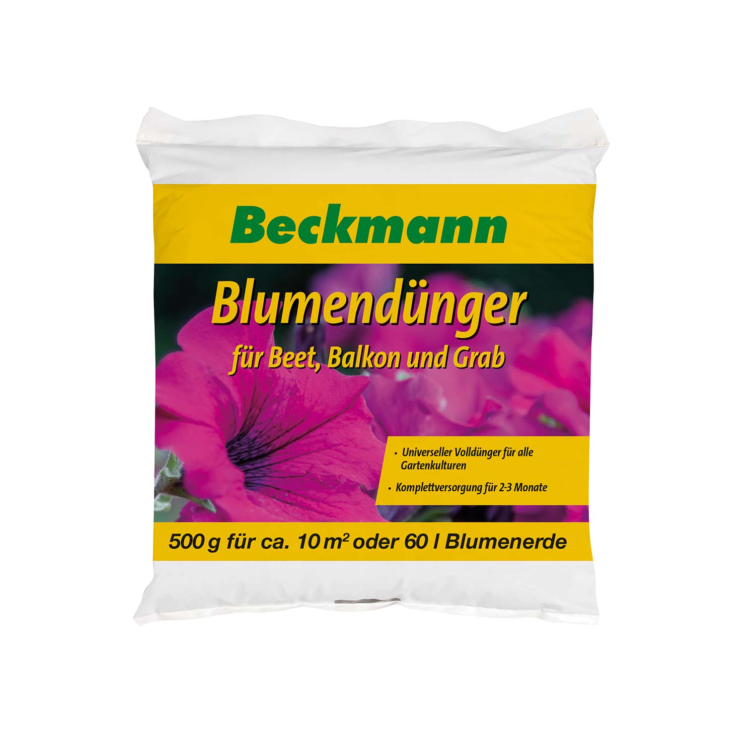 Blumendünger für Beet, Balkon & Grab - 500g - Beckmann Liefergröße: 500 g