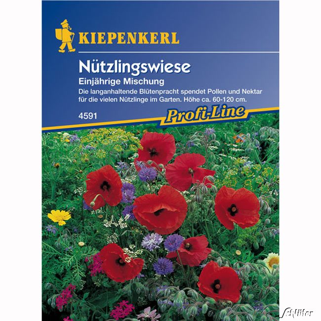 Nützlingswiese 'Mischung einjähriger Arten' Lieferform: Portionssaatgut