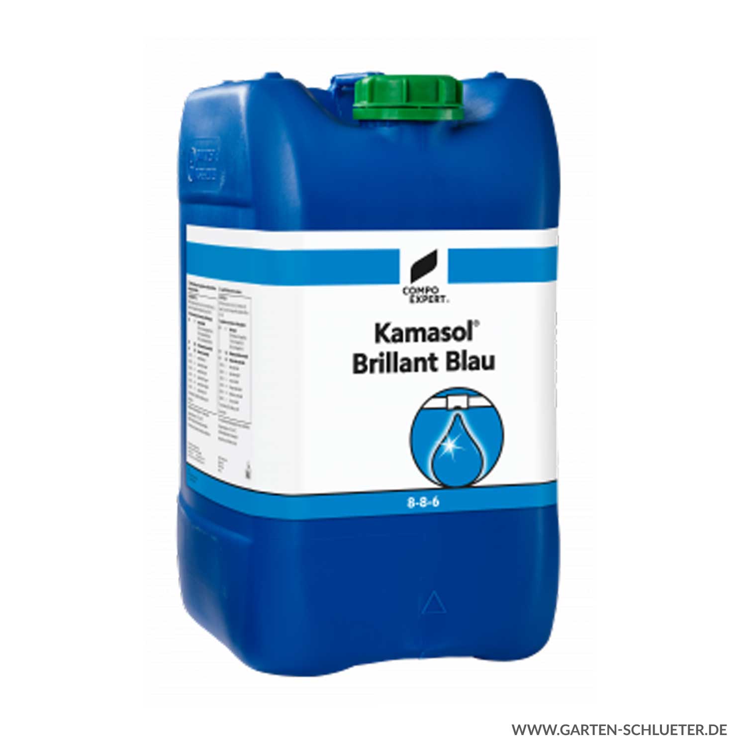 Flüssigdünger - Compo Expert® Kamasol® Brillant 8-8-6 - 20 Liter, Palette, 20 Kunststoffflaschen á 20 Liter Lieferform: Palette