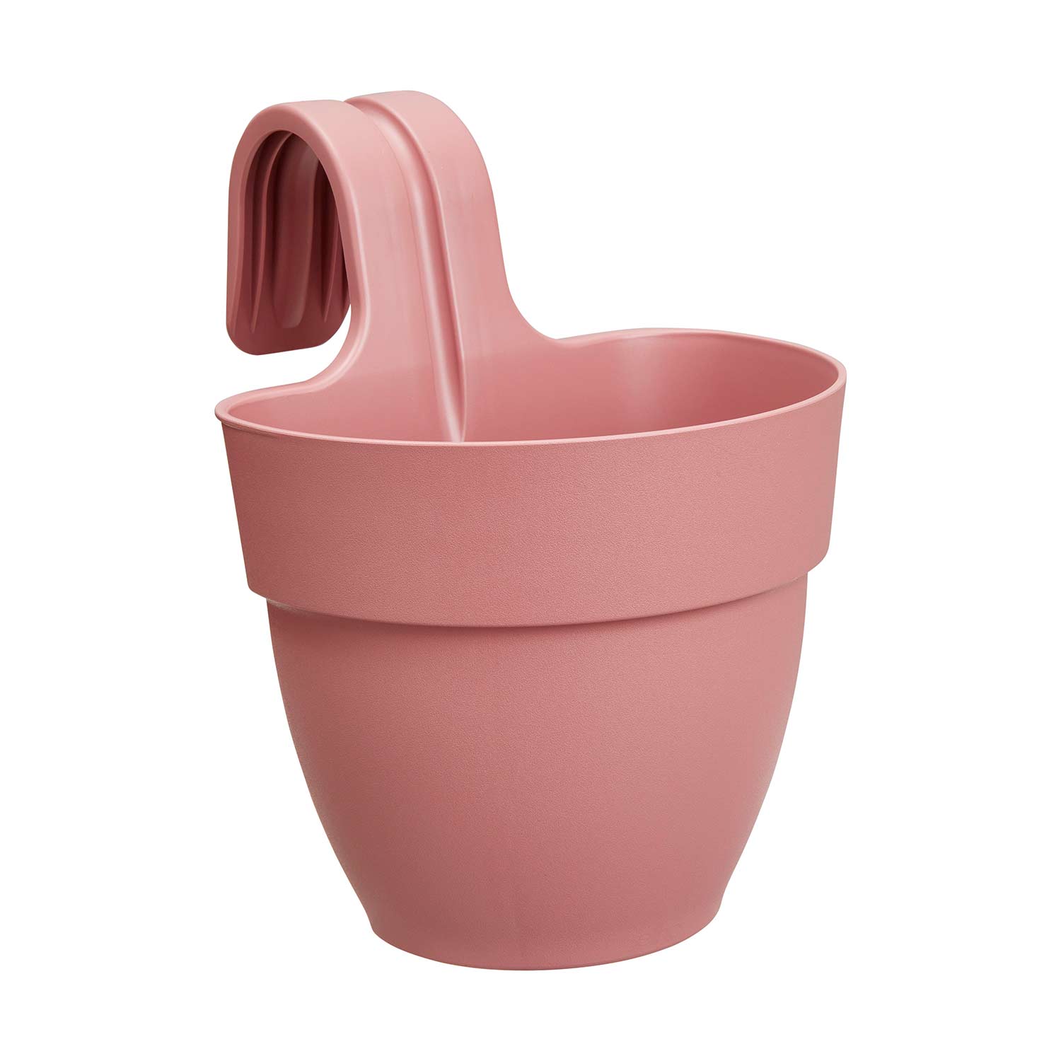 Pflanzkübel & Beeteinfassungen - Balkonkasten 'Vibia Campana Easy Hanger' Small 24 cm, puderrosa -