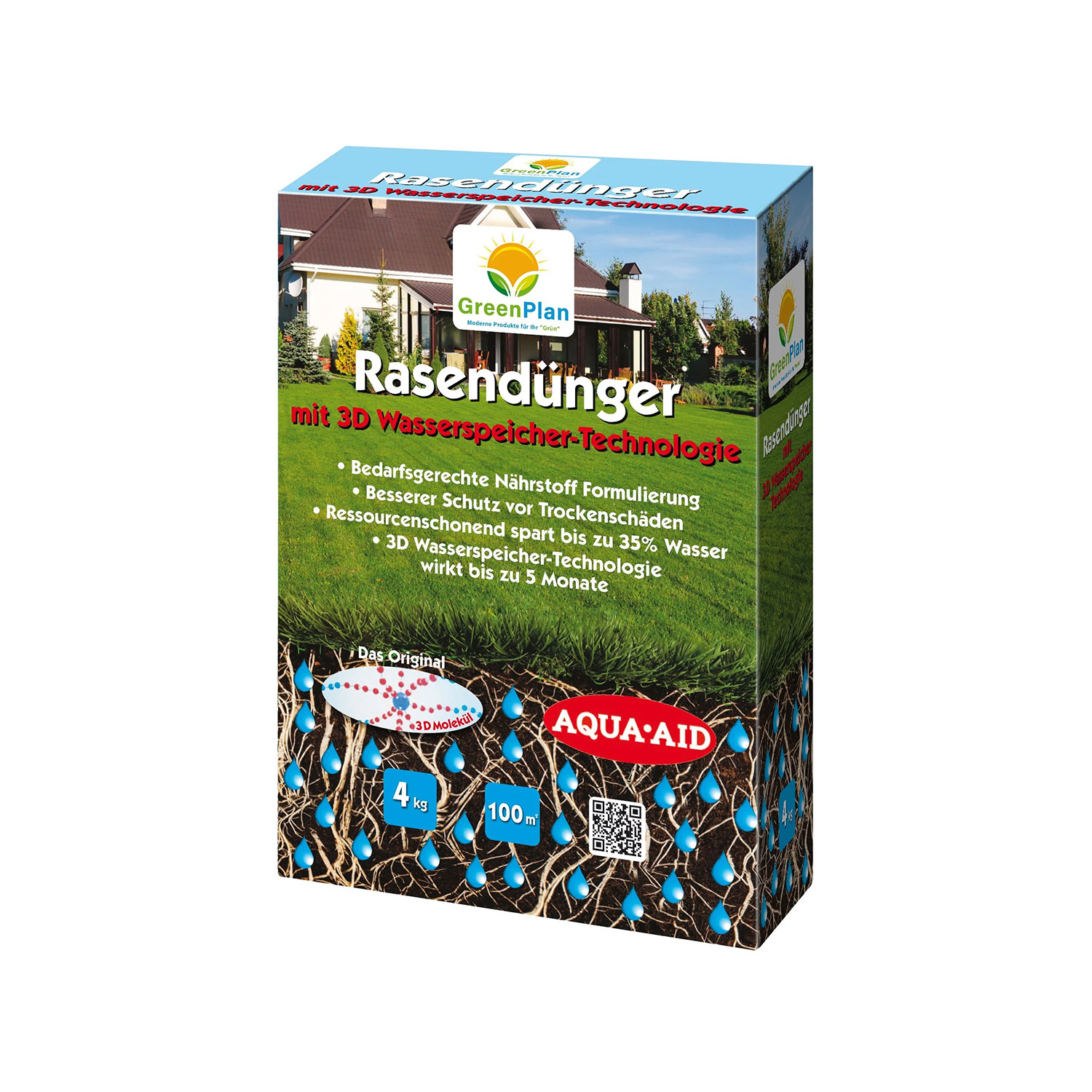 GP Rasendünger mit 3D Wasserspeicher