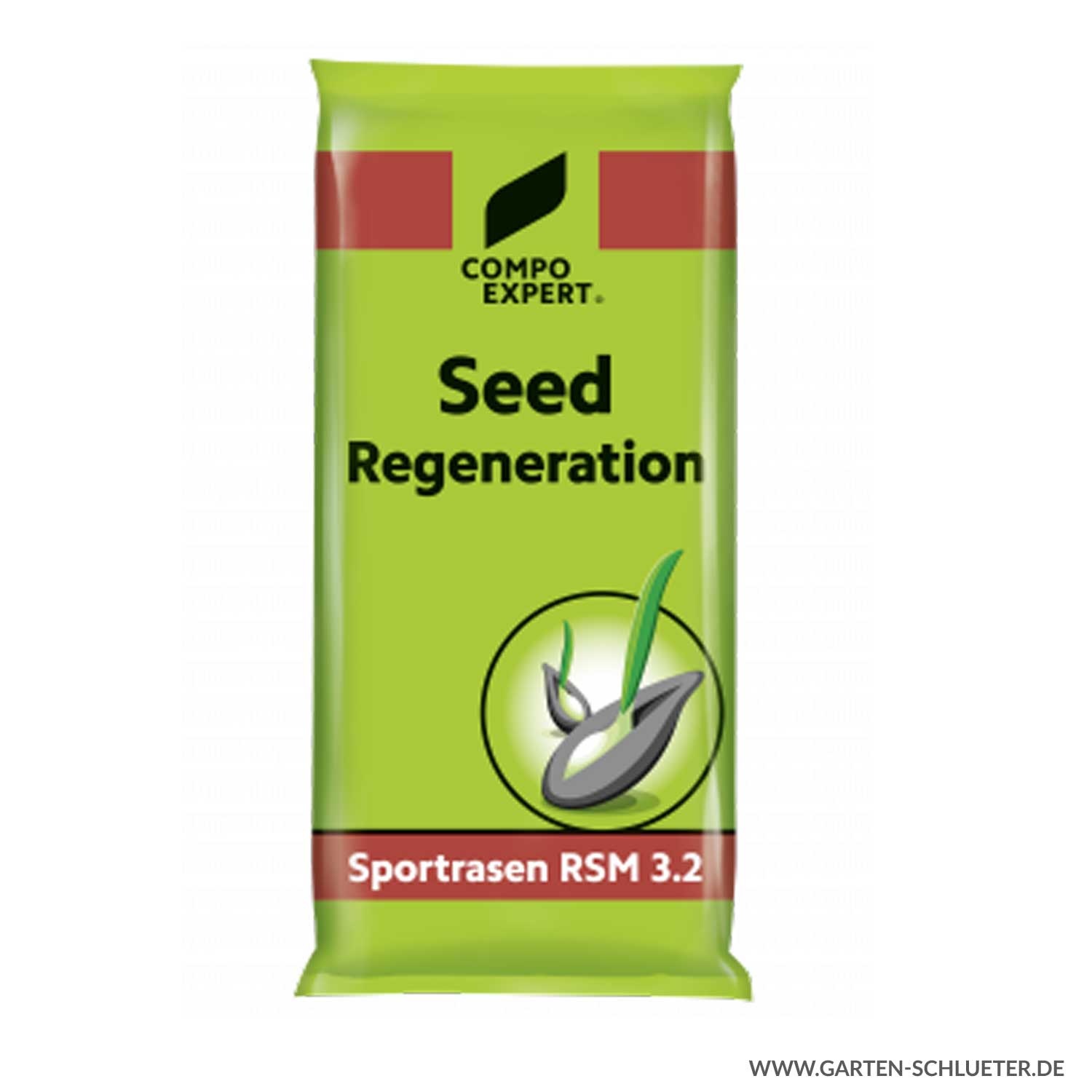 Rasensamen Regeneration - Compo Expert® Seed Regeneration1 RSM 3.2 - 10 kg, Palette, 20 Sack á 10 kg Lieferform: Palette