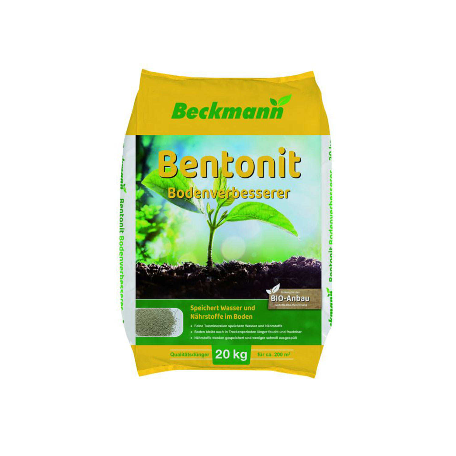 Bentonit 20 kg - Beckmann BIG Liefergröße: 20 kg Plastiksack