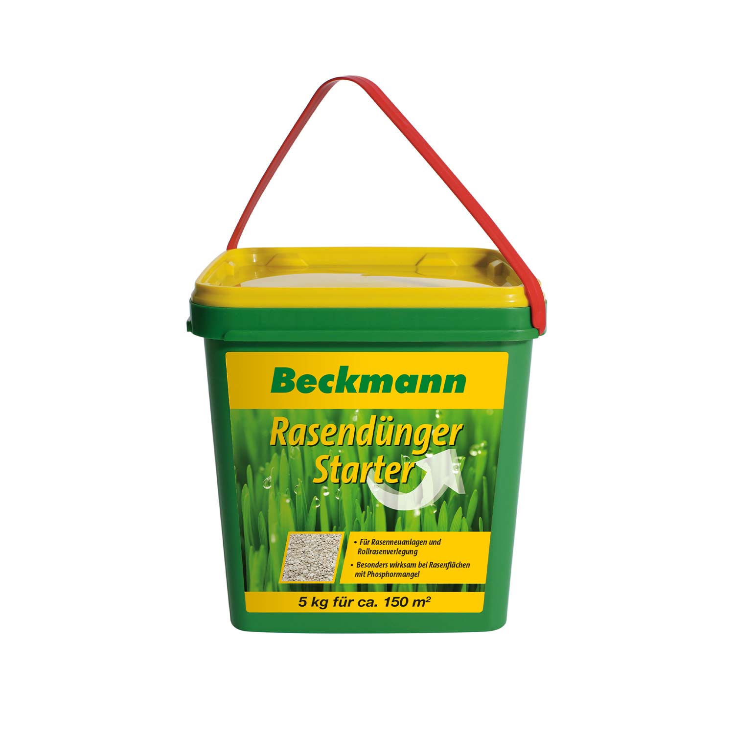 Rasendünger Starter 5 kg - Beckmann NPK-Dünger 12+22+10 Liefergröße: 5 kg