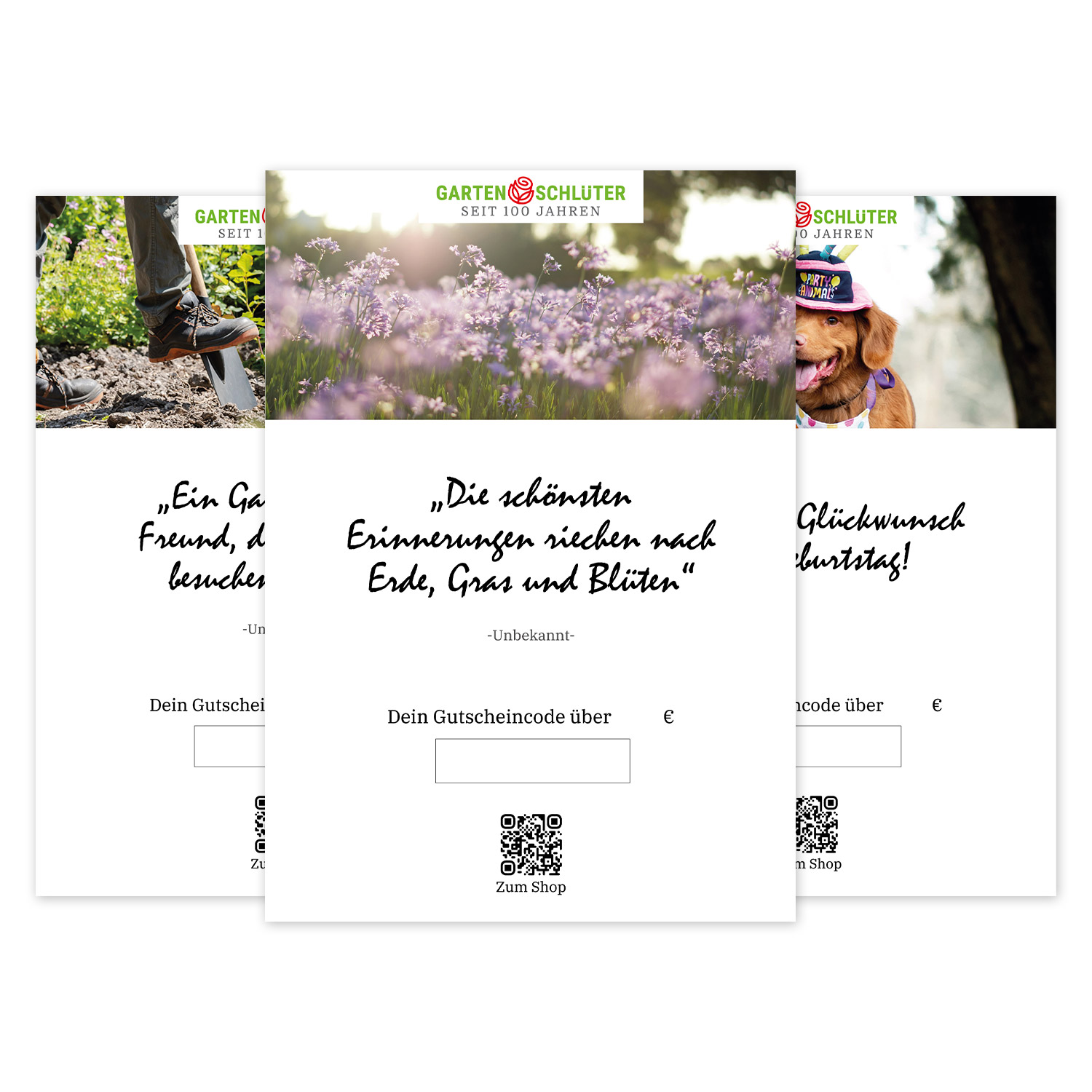 Kategorie <b>Gutscheine </b> - Sofortgutschein zum Ausdrucken - Das perfekte Last-Minute-Geschenk