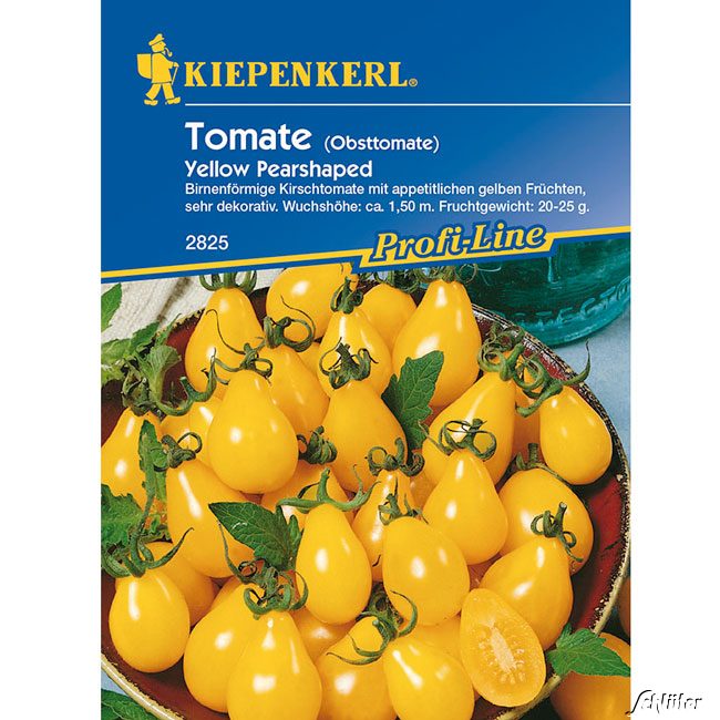 Cherry-Tomate 'Yellow Pearshaped' Lieferform: Portionssaatgut