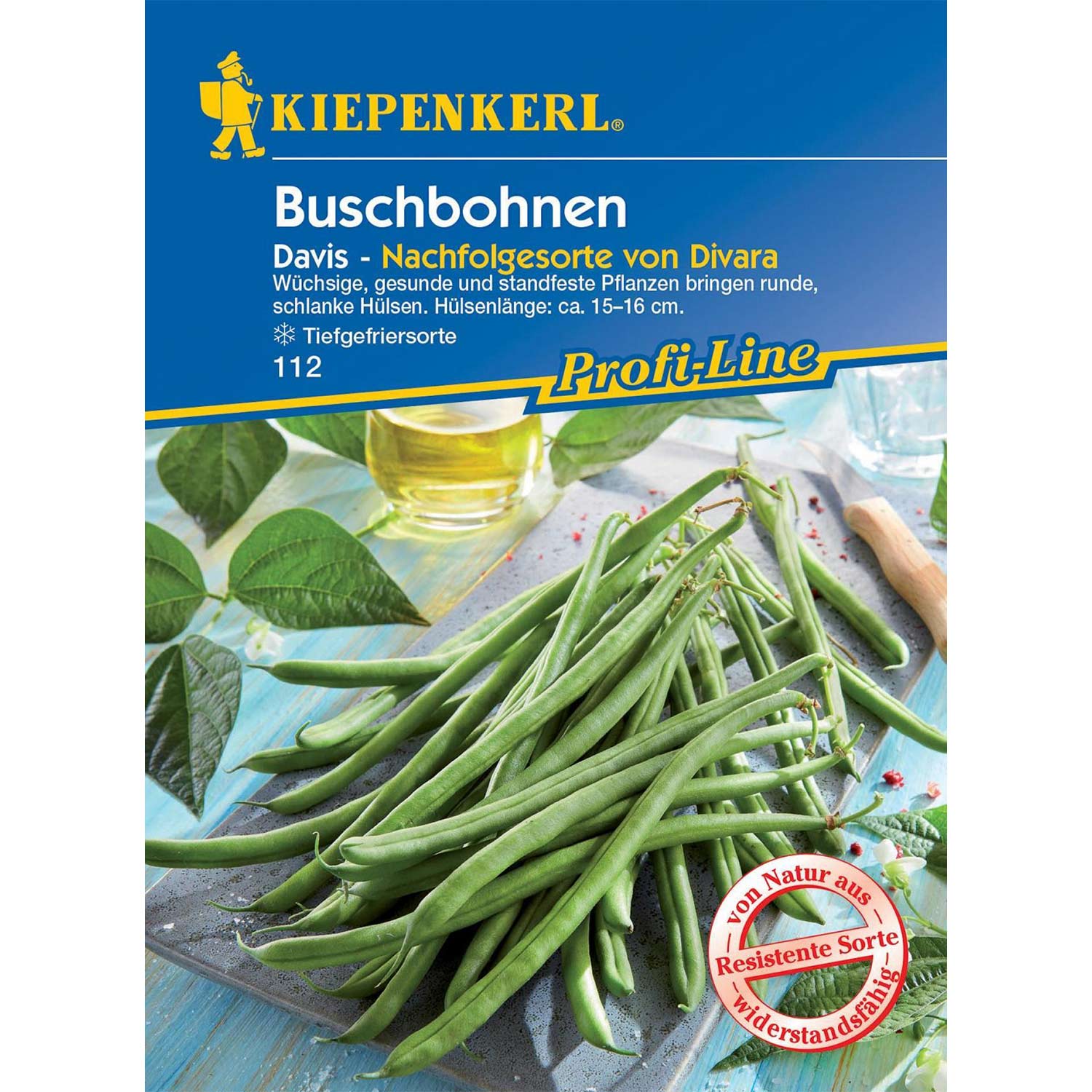 Buschbohne 'Davis' Lieferform: Portionssaatgut