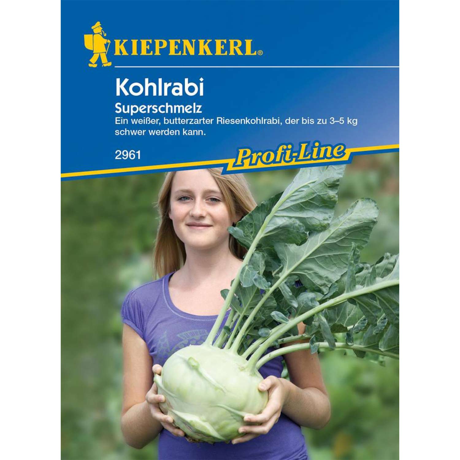 Kohlrabi (Riesen-kohlrabi) 'Superschmelz' Lieferform: Portionssaatgut