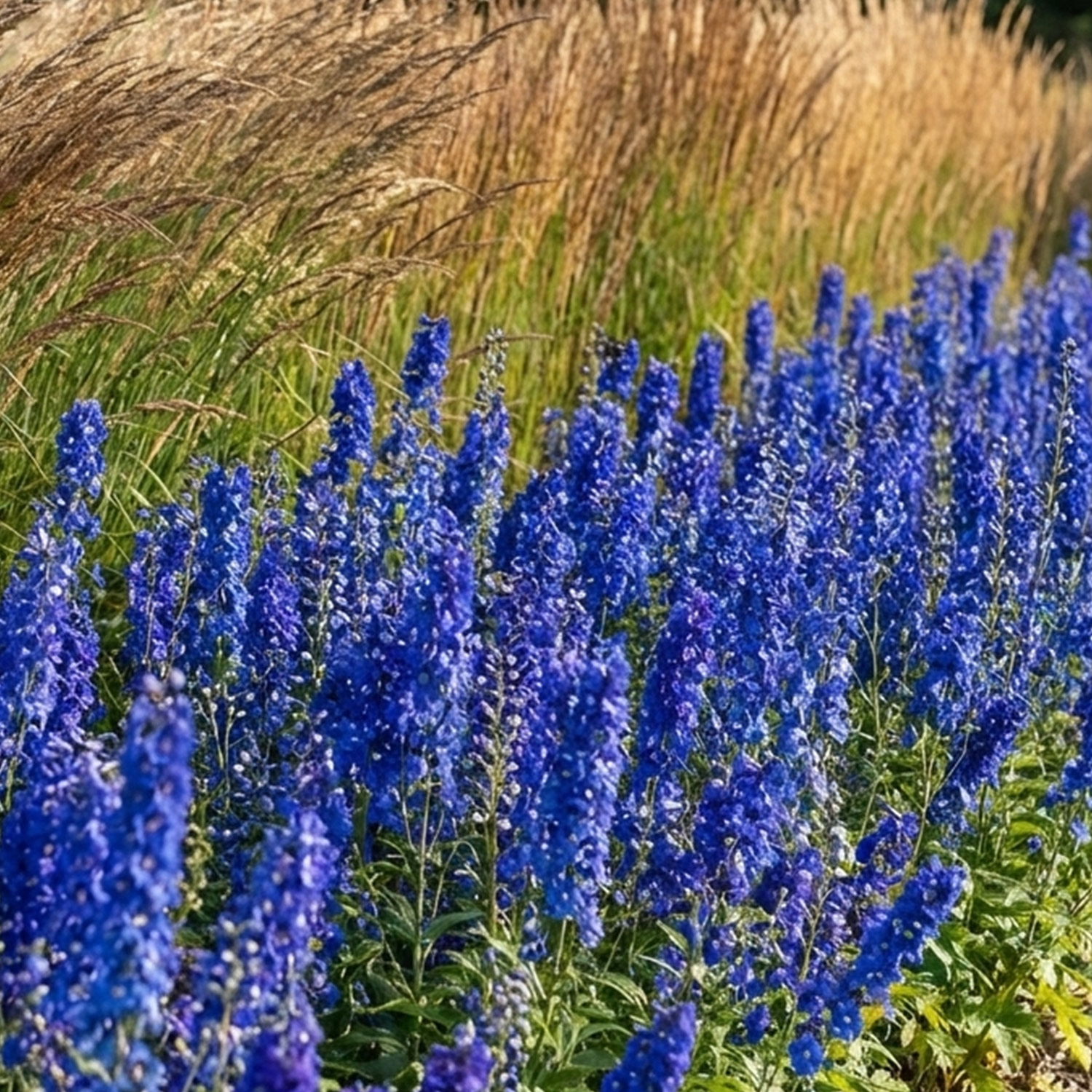 Kategorie <b>Produkt ohne Kategoriezuordnung </b> - Hoher Rittersporn 'Delphi's Holland Glorie' Lieferform: Im 11 cm Topf - Delphinum x elatum 'Delphi's Hollands Glorie'