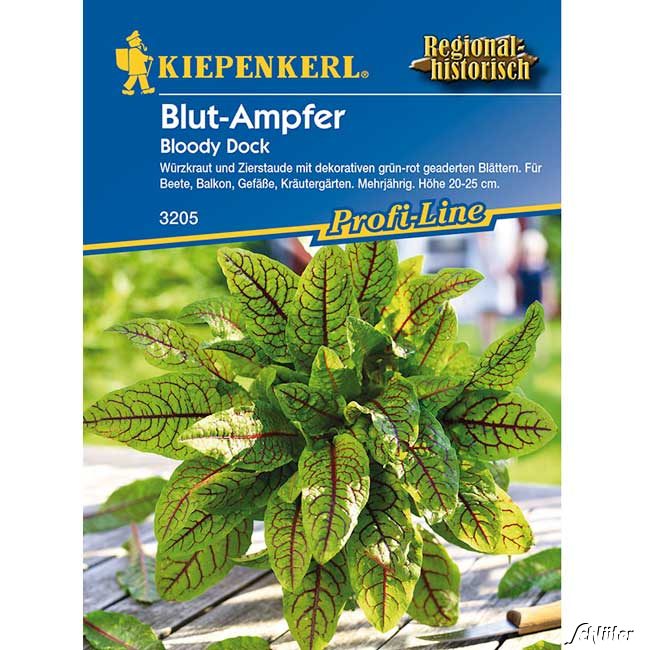 Blutampfer 'Bloody Dock' Lieferform: Portionssaatgut