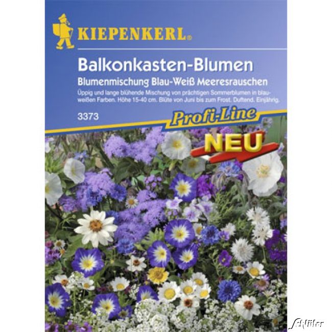 Balkonkasten-Blumenmischung 'Meeresrauschen' Lieferform: Portionssaatgut
