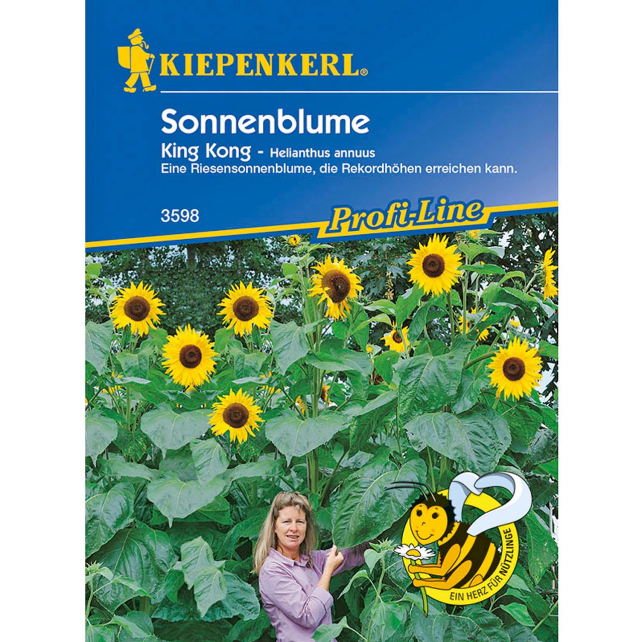 Kategorie <b>Blumensamen </b> - Sonnenblume 'King Kong' - Helianthus annuus