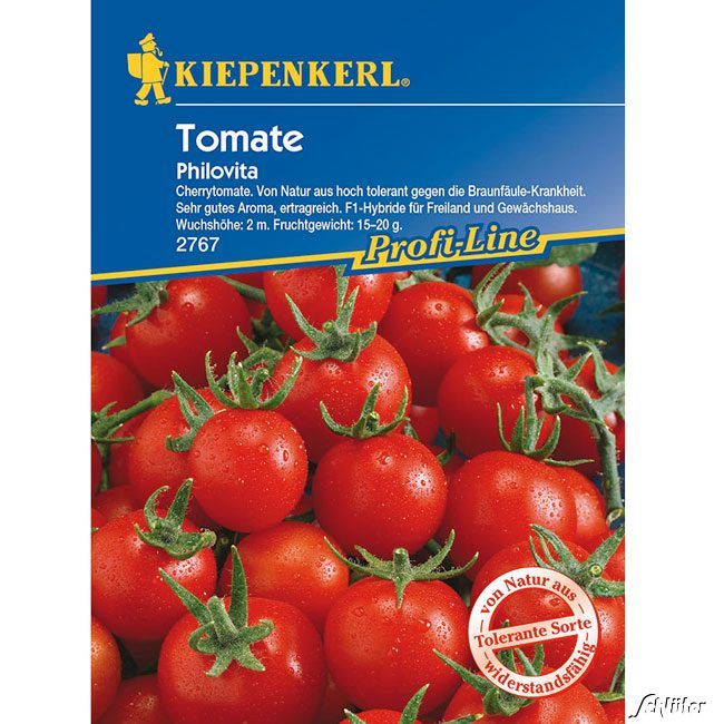 Kategorie <b>Gemüse-Samen </b> - Cherry-Tomate 'Philovita' - Lycopersicon lycopersicum
