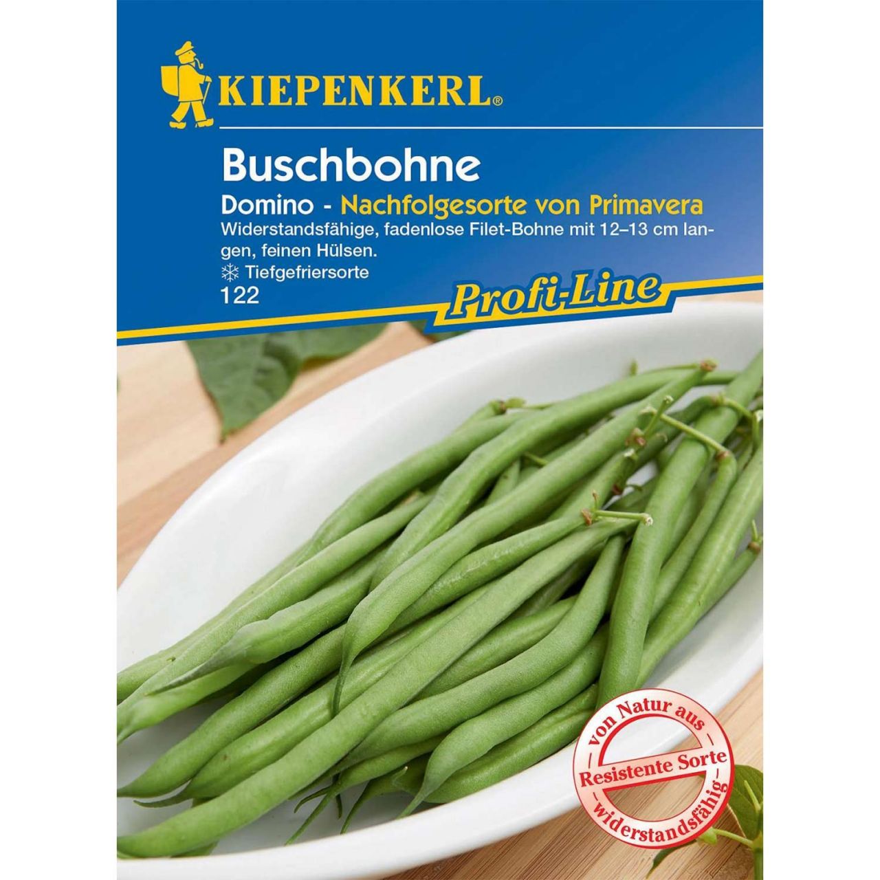 Kategorie <b>Gemüse-Samen </b> - Buschbohne 'Domino' - Phaseolus vulgaris var. nanus