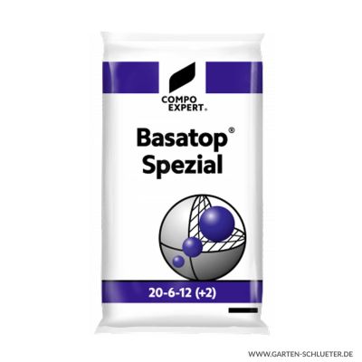 Stickstoffbetonter Langzeit Rasenvolldünger - Compo Expert® Basatop® Spezial 20-6-12 (+2+7) - 25 kg