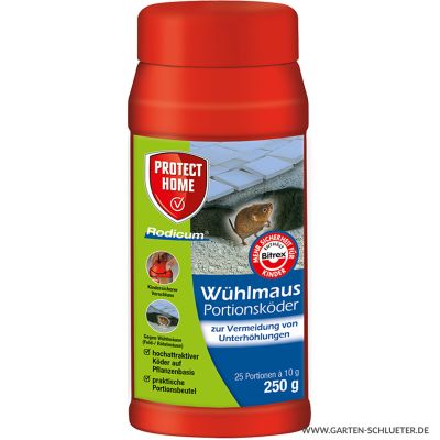 Protect Home Wühlmaus Portionsköder Rodicum 250 g Protect Home Wühlmaus Portionsköder Rodicum 250 g