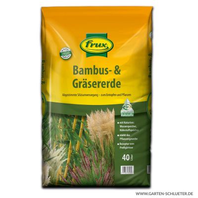 frux - Bambuserde 40l 1 Palette/ 54 Sack frux - Bambuserde 40l 1 Palette/ 54 Sack
