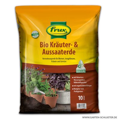 Frux - Kräuter & Aussaat & Pikiererde 10 Liter Frux - Kräuter & Aussaat & Pikiererde 10 Liter