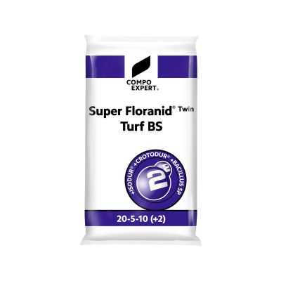 Langzeit Rasen-Volldünger - COMPO EXPERT® Super Floranid® Twin Turf BS 20-5-10(+2) - 25 kg