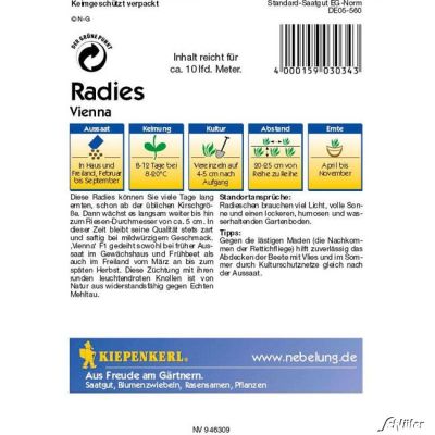 Radies 'Vienna' Radies 'Vienna'