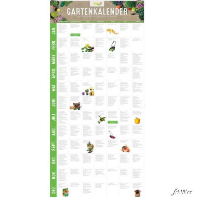 Gartenkalender 'Gartenarbeiten von Januar bis Dezember' auf einem Blick im Türformat Gartenkalender 'Gartenarbeiten von Januar bis Dezember' auf einem Blick im Türformat